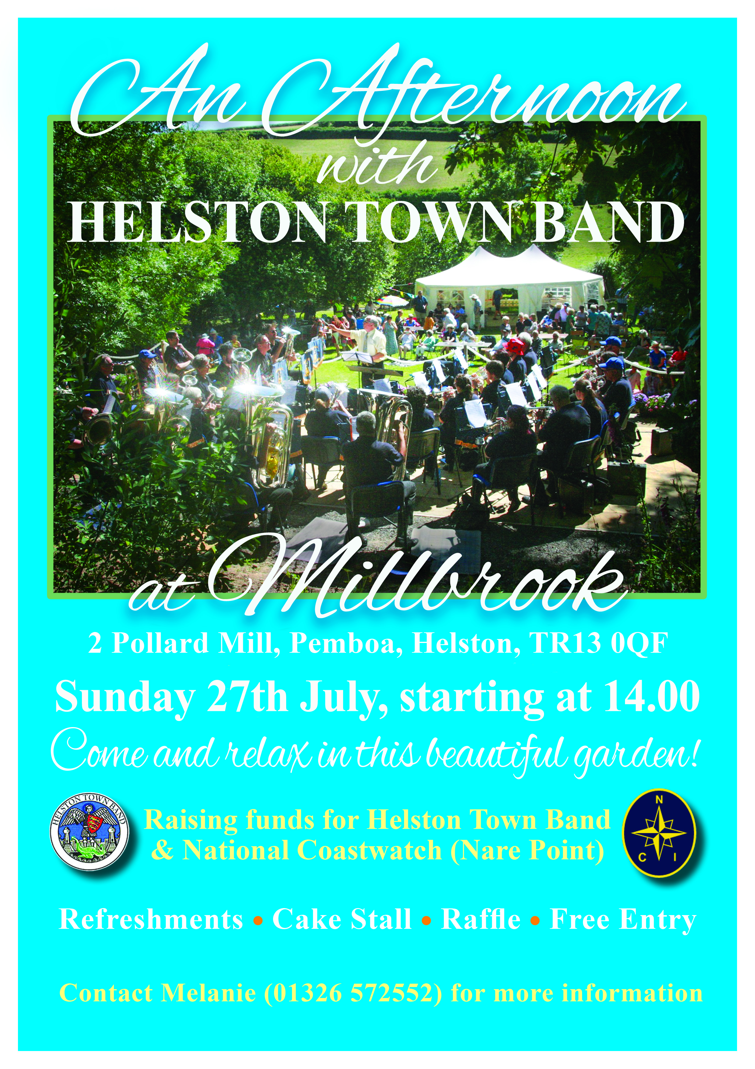 Concert at Millbrook in aid of National Coastwatch